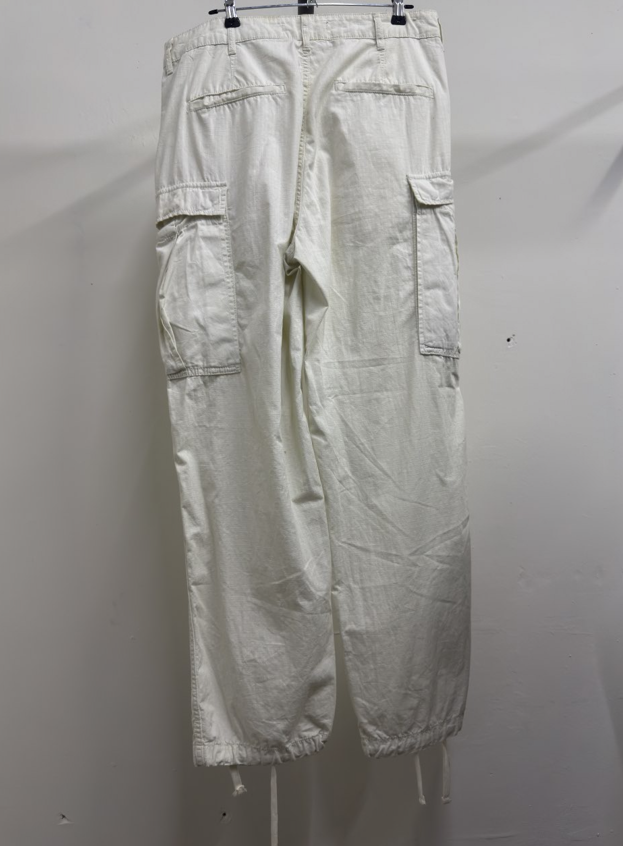 White Cargo Pants