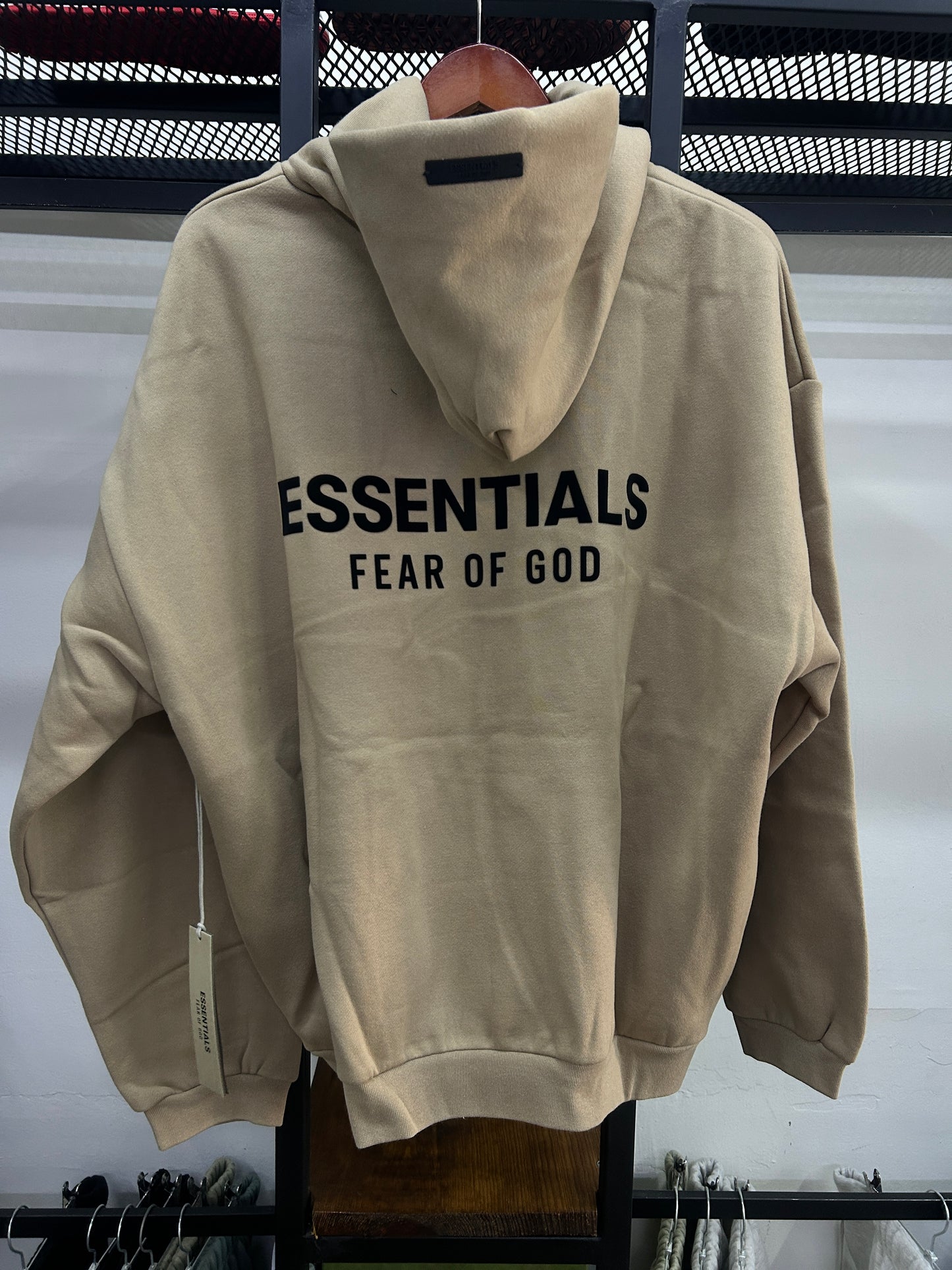 ESSENTIALS FEAR OF GOD SAND 2024 HOODIE