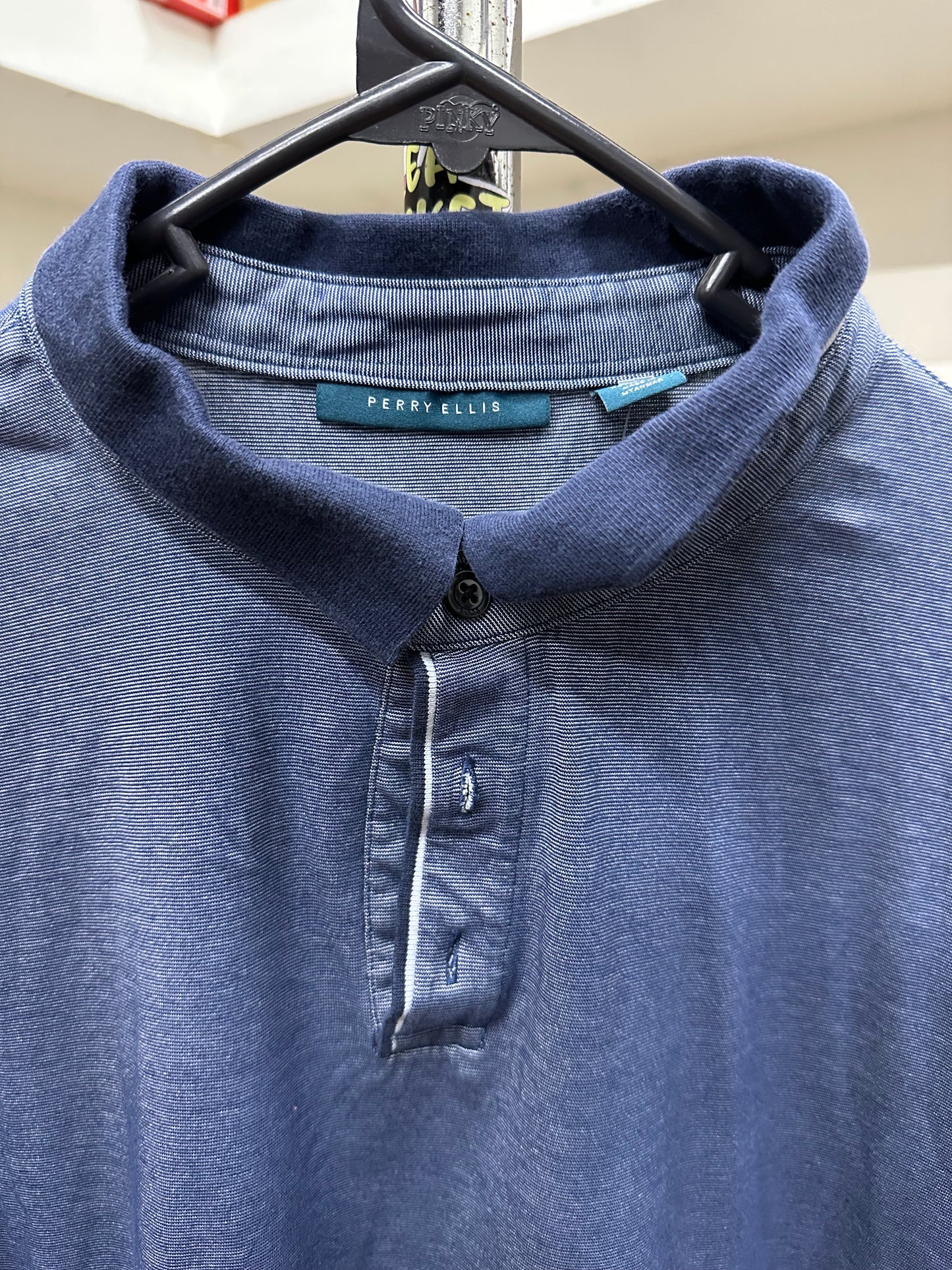 PERRY ELLIS NAVY POLO