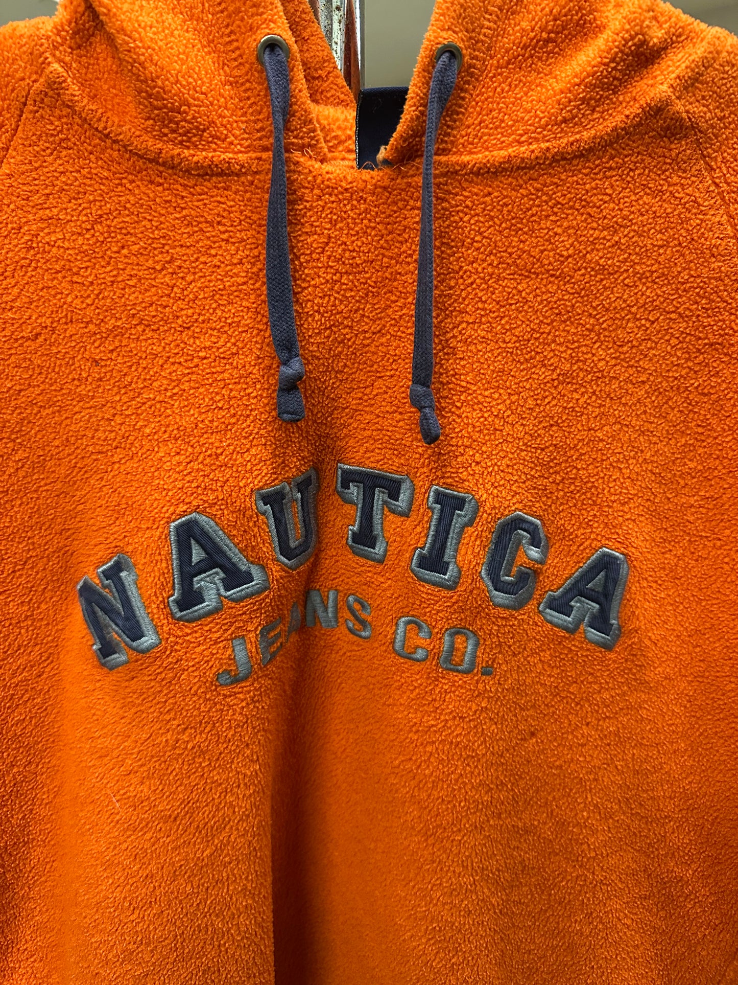 NAUTICA POLAR FLEECE ORANGE HOODIE
