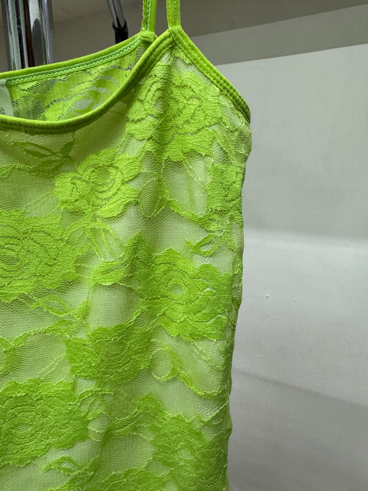 Benox Bright Green Lace Top