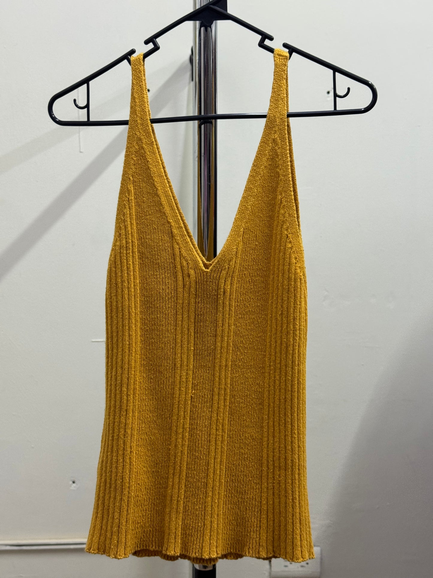Women's Anthropologie Mustard Yellow Top
