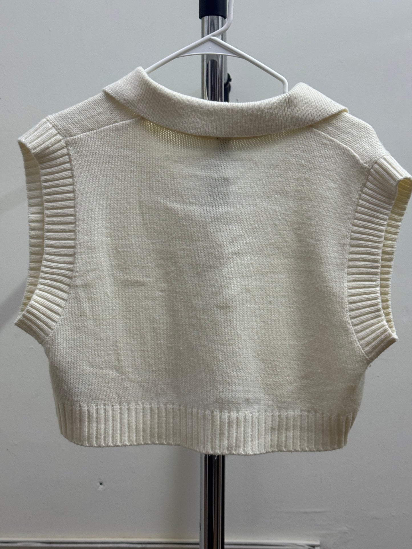 Women's Beige Cropped Top