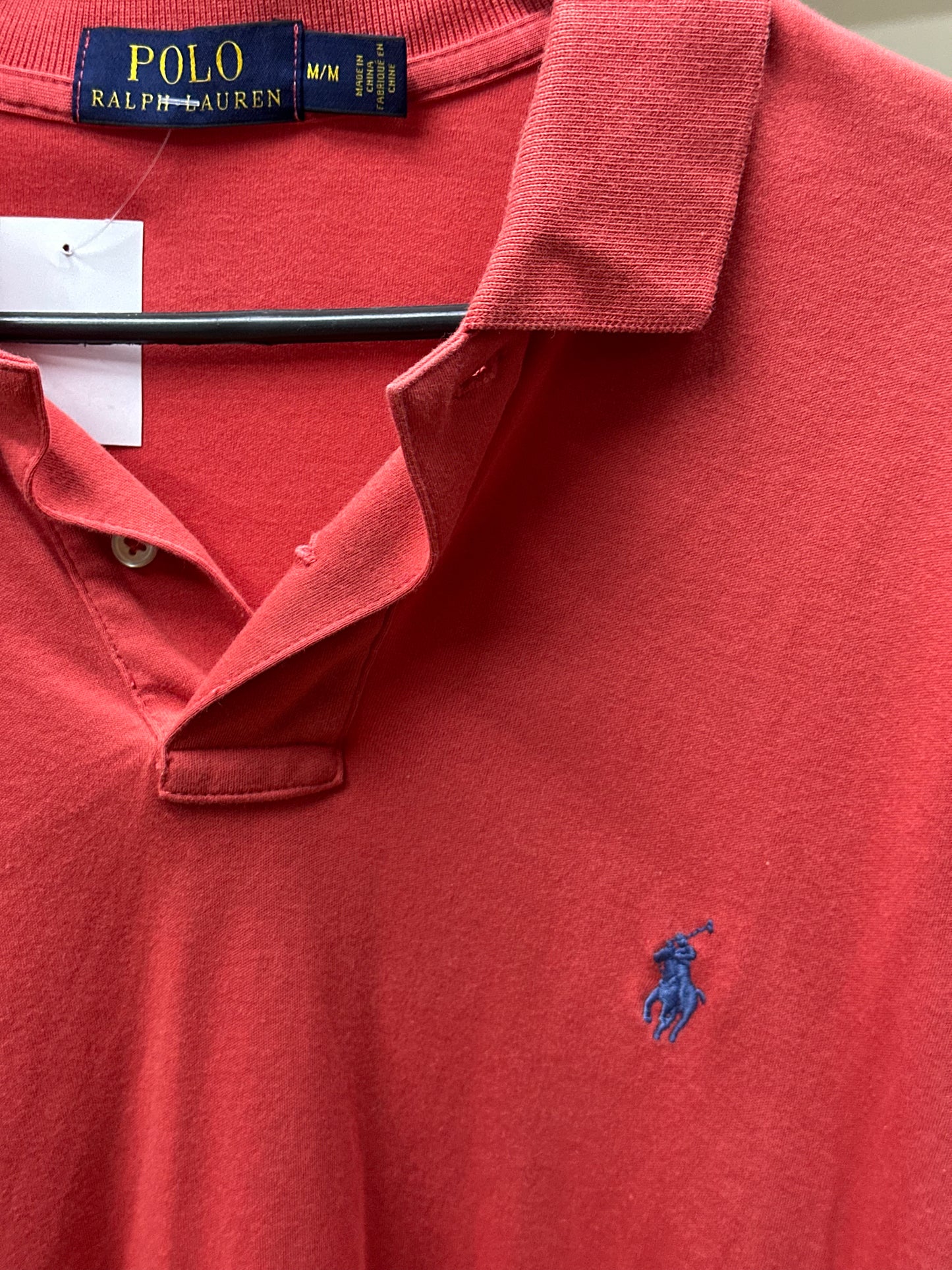 POLO RALPH LAUREN ORANGE RED POLO