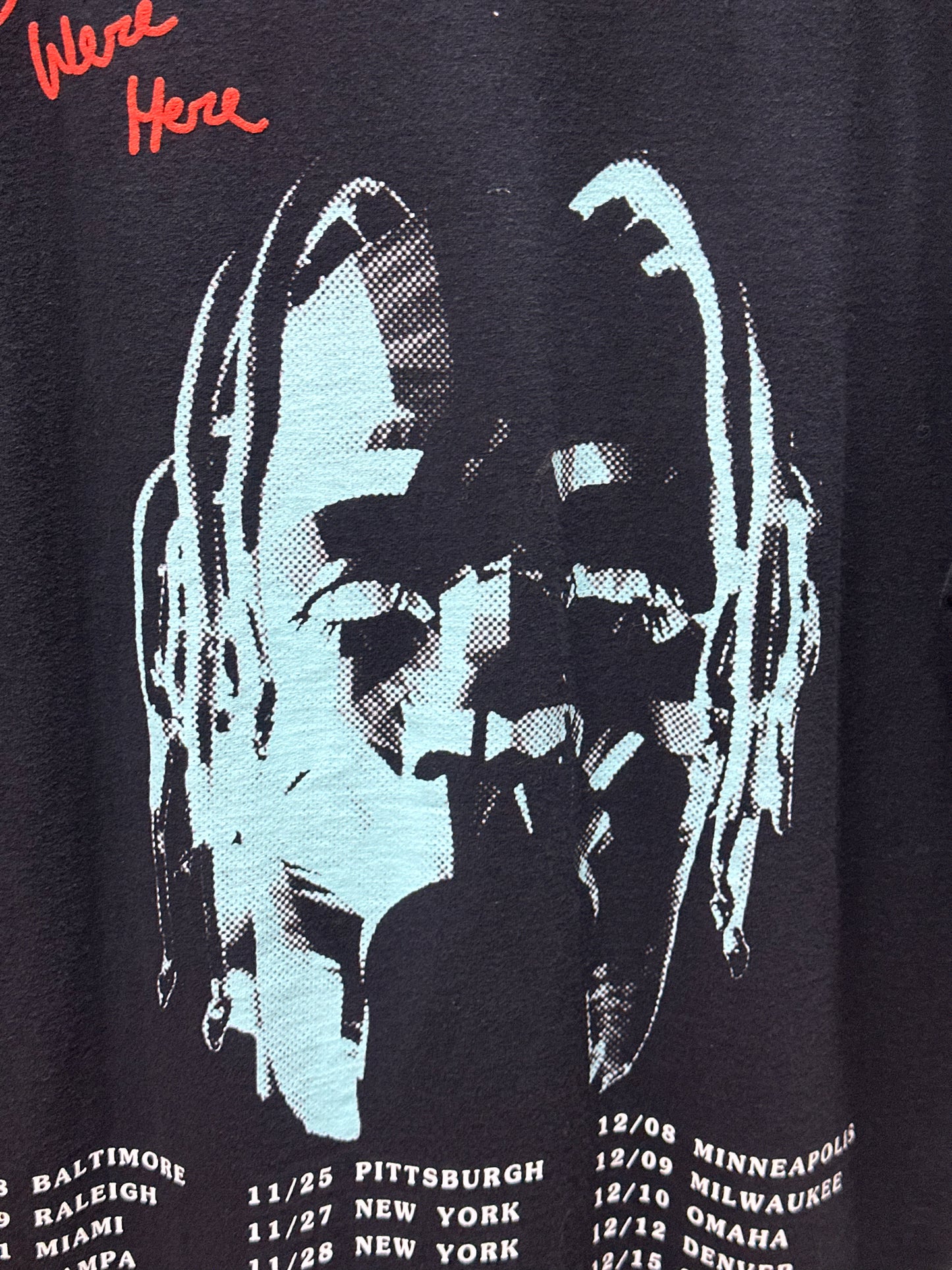 ASTROWORLD WISH YOU WERE HERE BIG FACE TEE