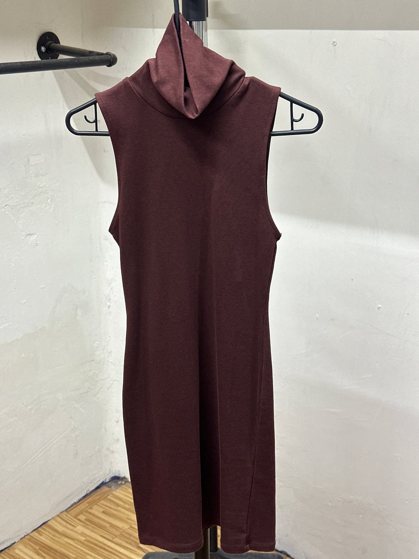 ZARA BURGUNDY DRESS