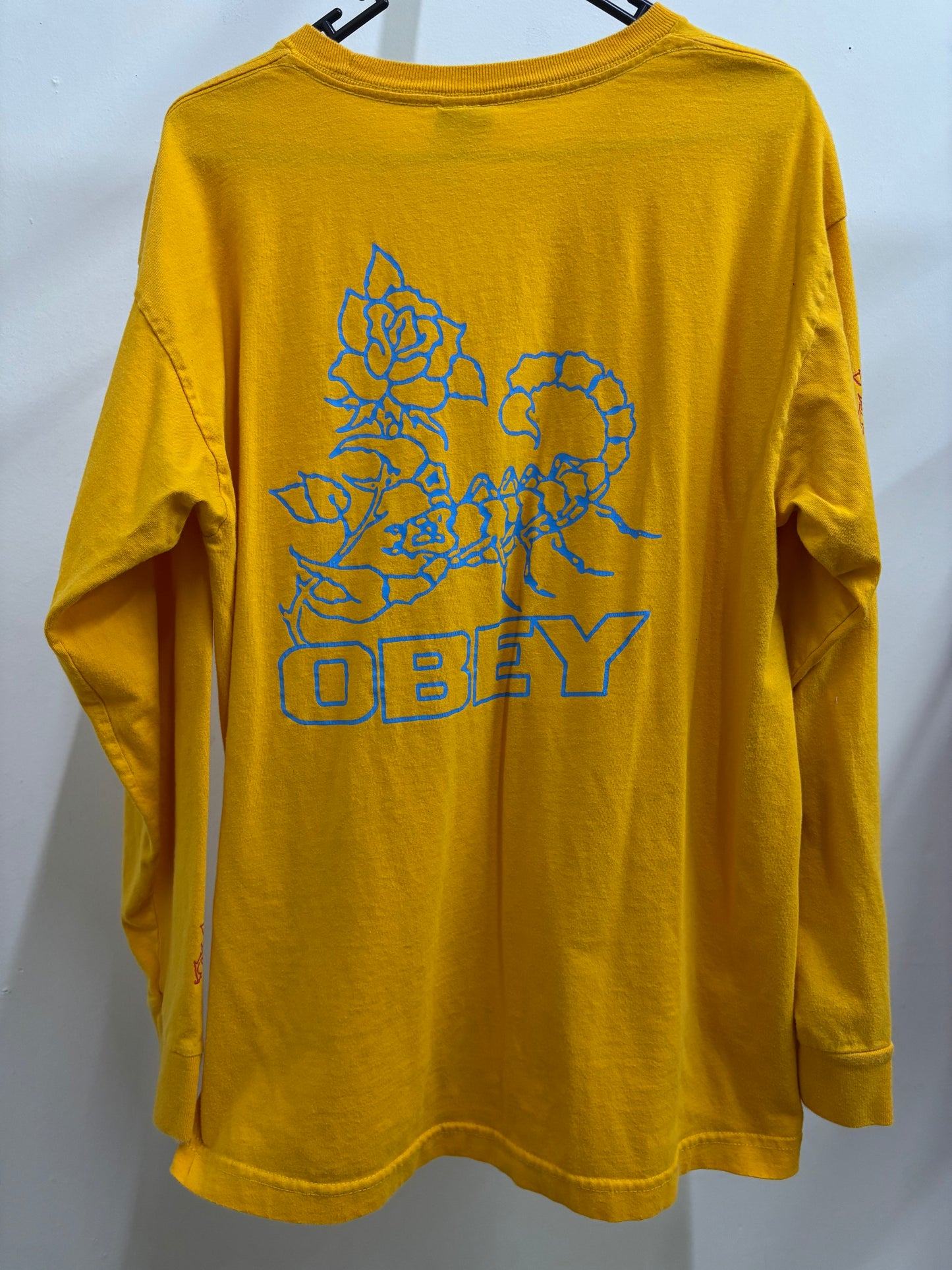 OBEY YELLOW L/S