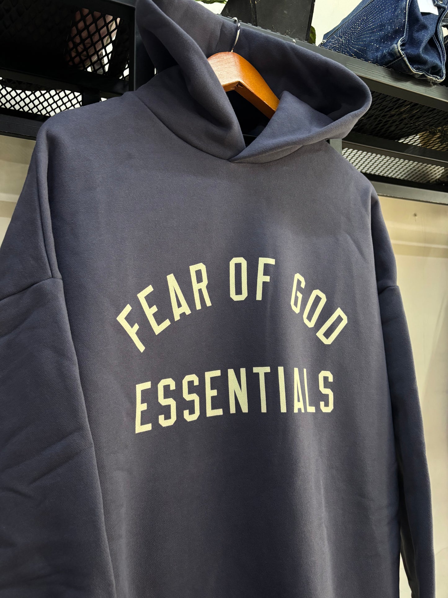 ESSENTIALS FEAR OF GOD MARINE SS24 HOODIE