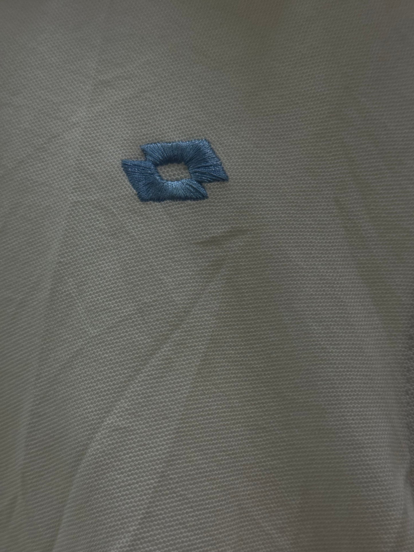 Lotto Blue Logo White Shirt