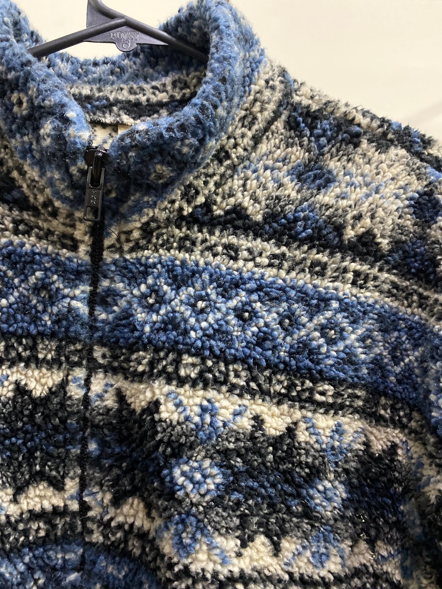 Cross Roads Zip-Up Sweater
