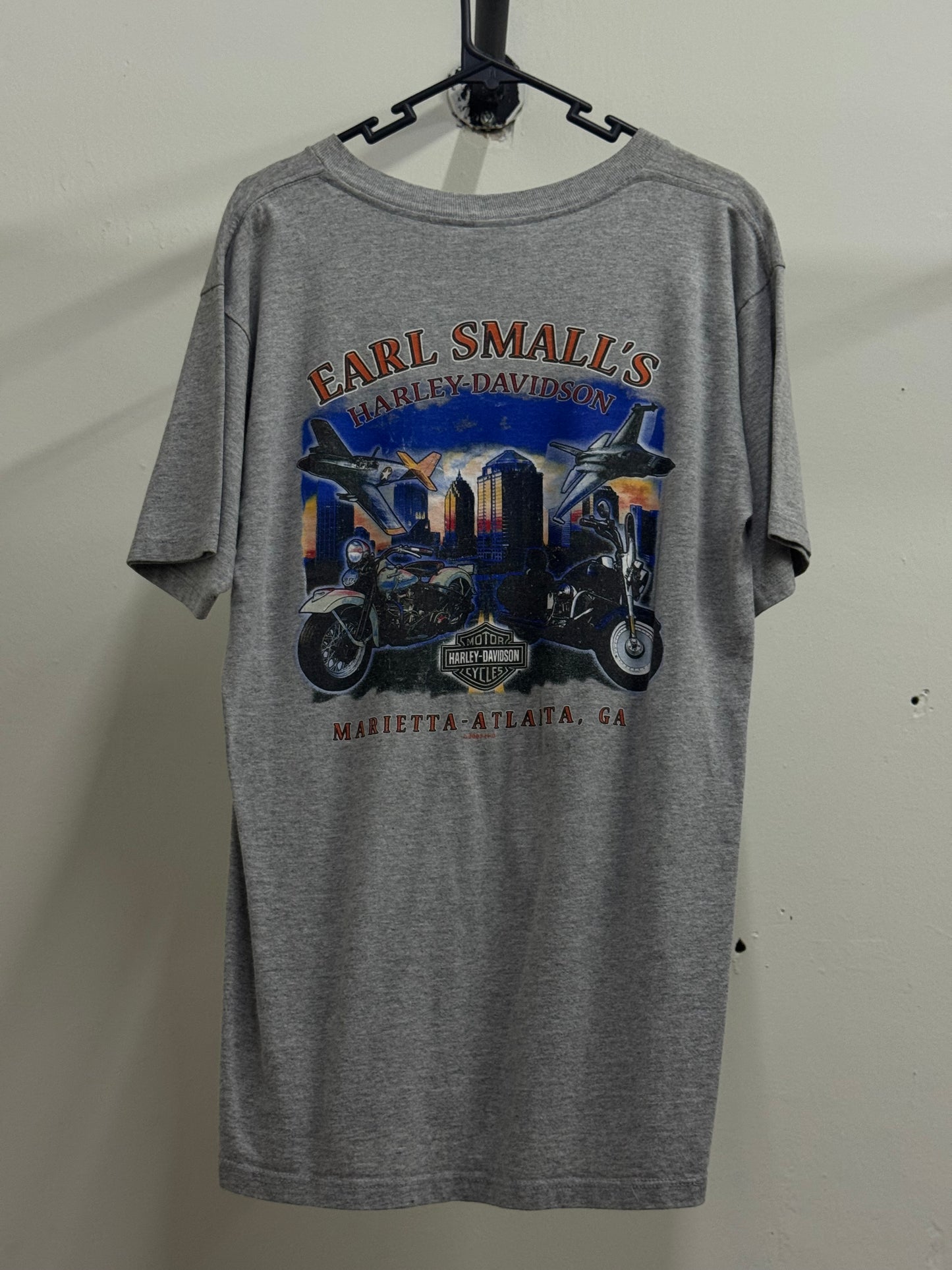 Harley Davidson Earl Small's Light Gray Tee
