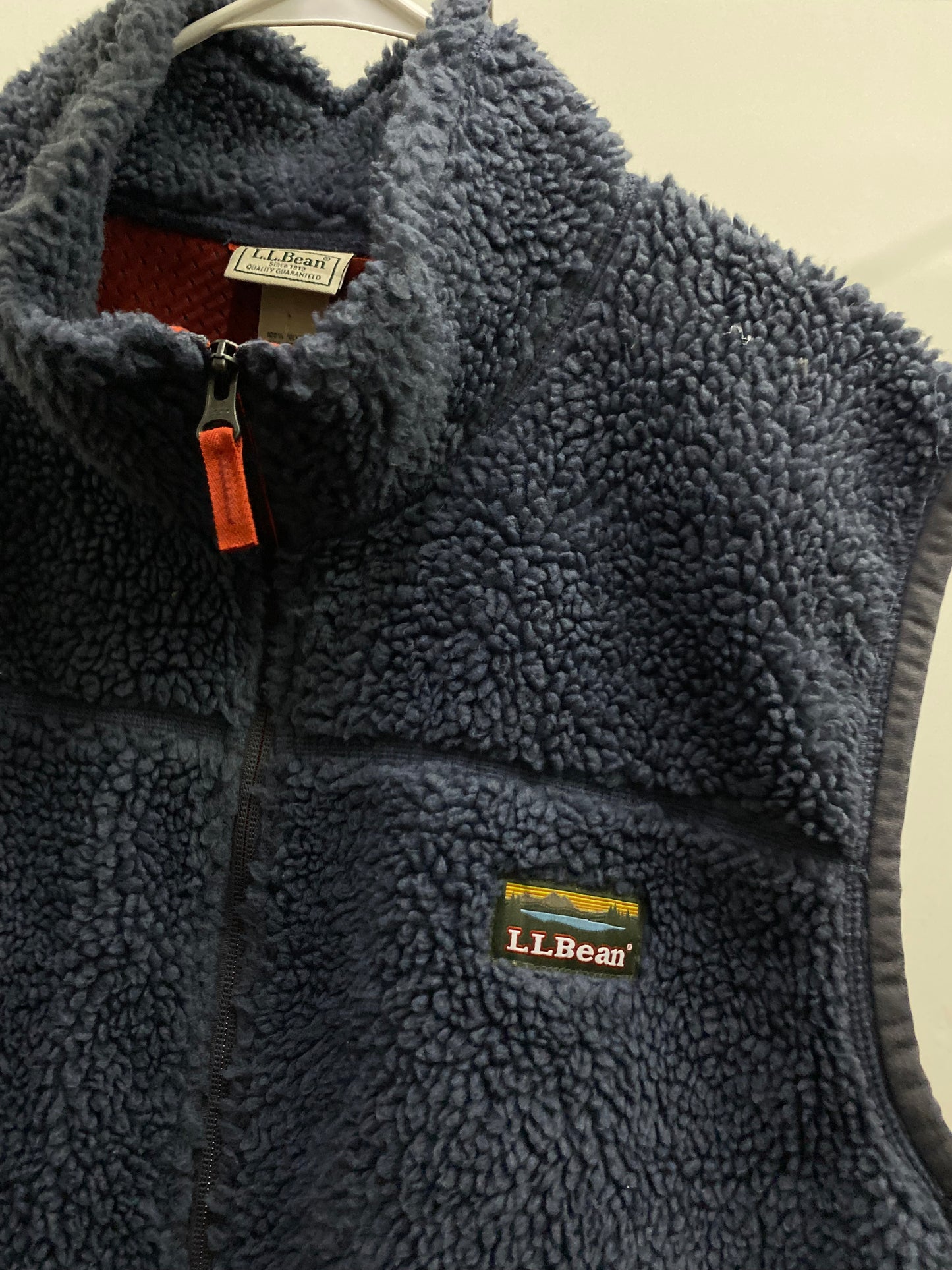 LLBean Deep Blue Vintage Vest