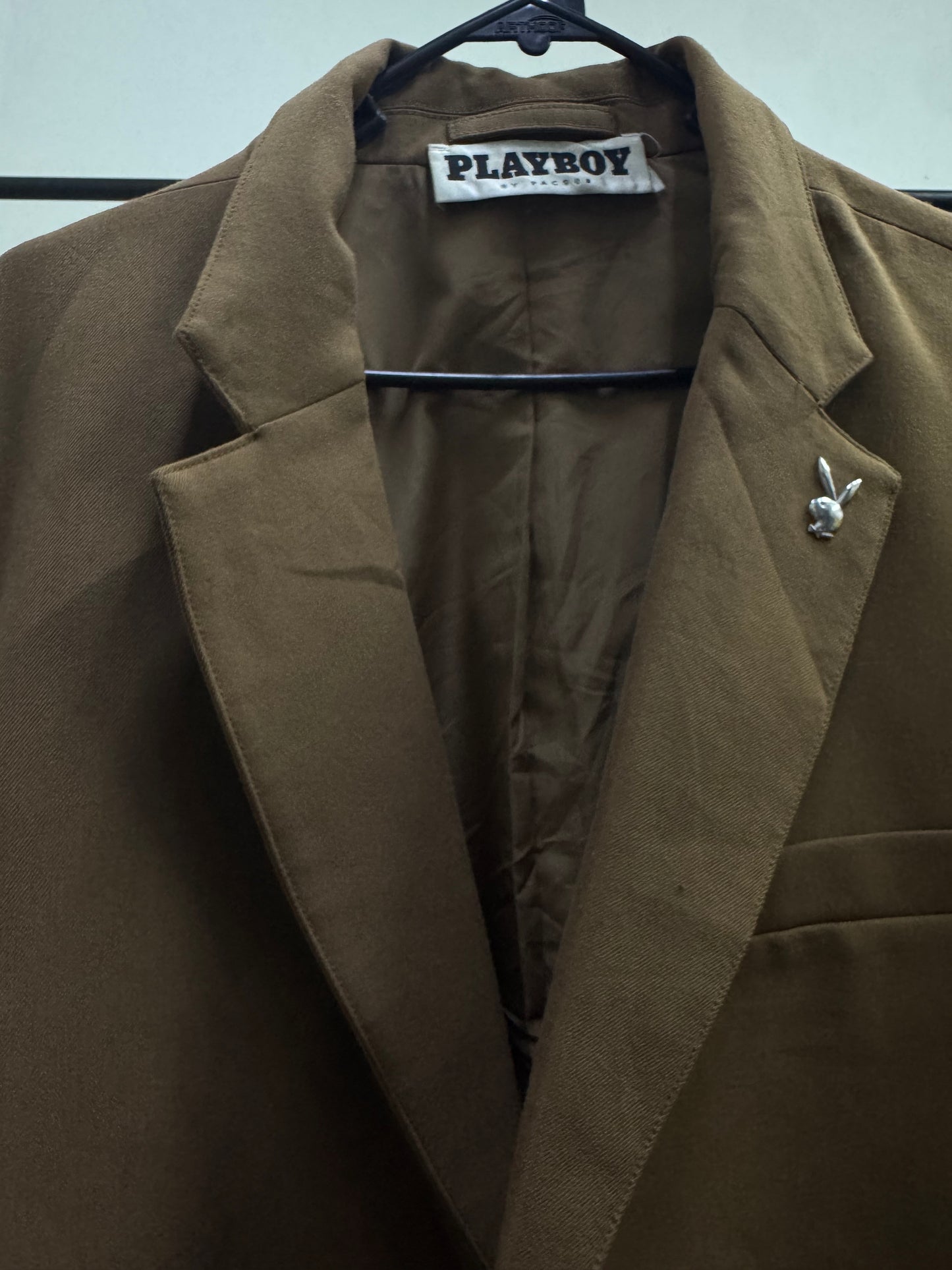 Playboy Cropped Brown Blazer
