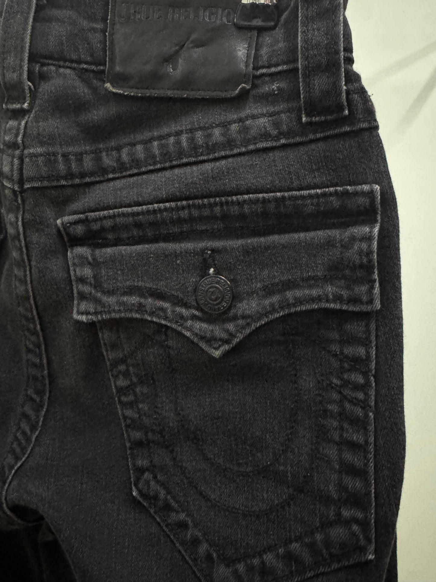 True Religion Black Denim Skinny Jeans