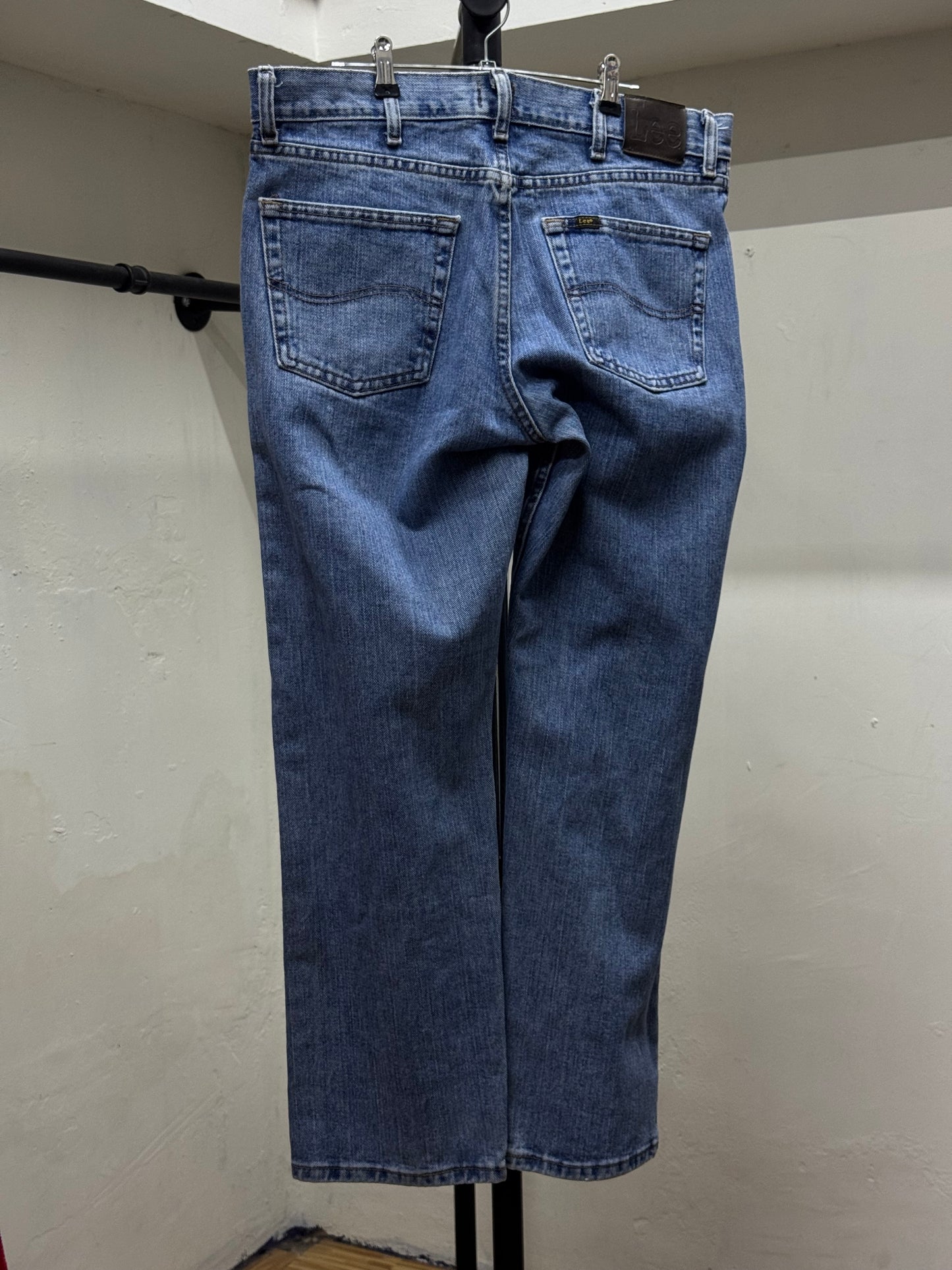 Lee Regular Fit Blue Denim Jeans