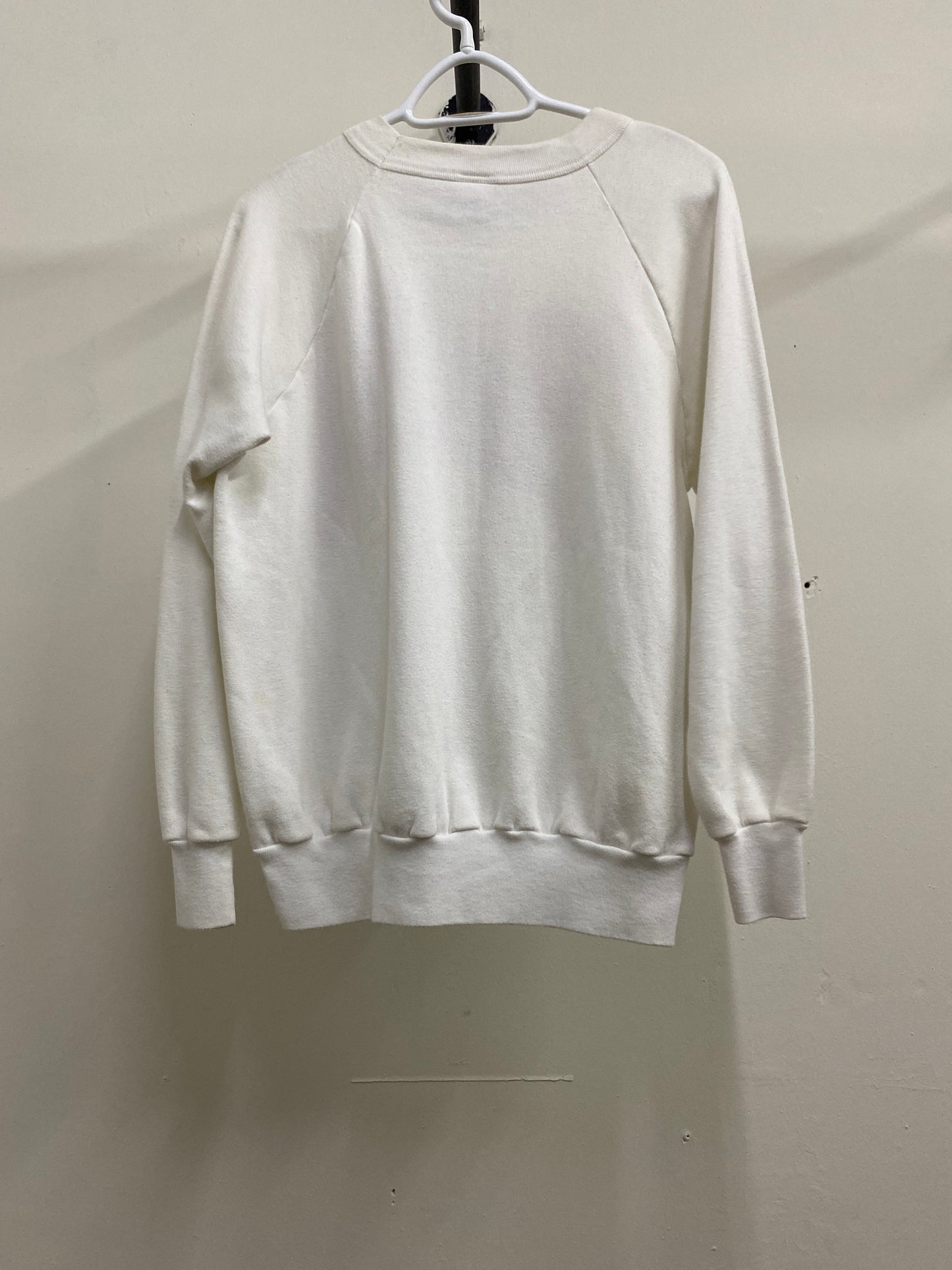 Jordan Big Orange Logo White Sweater