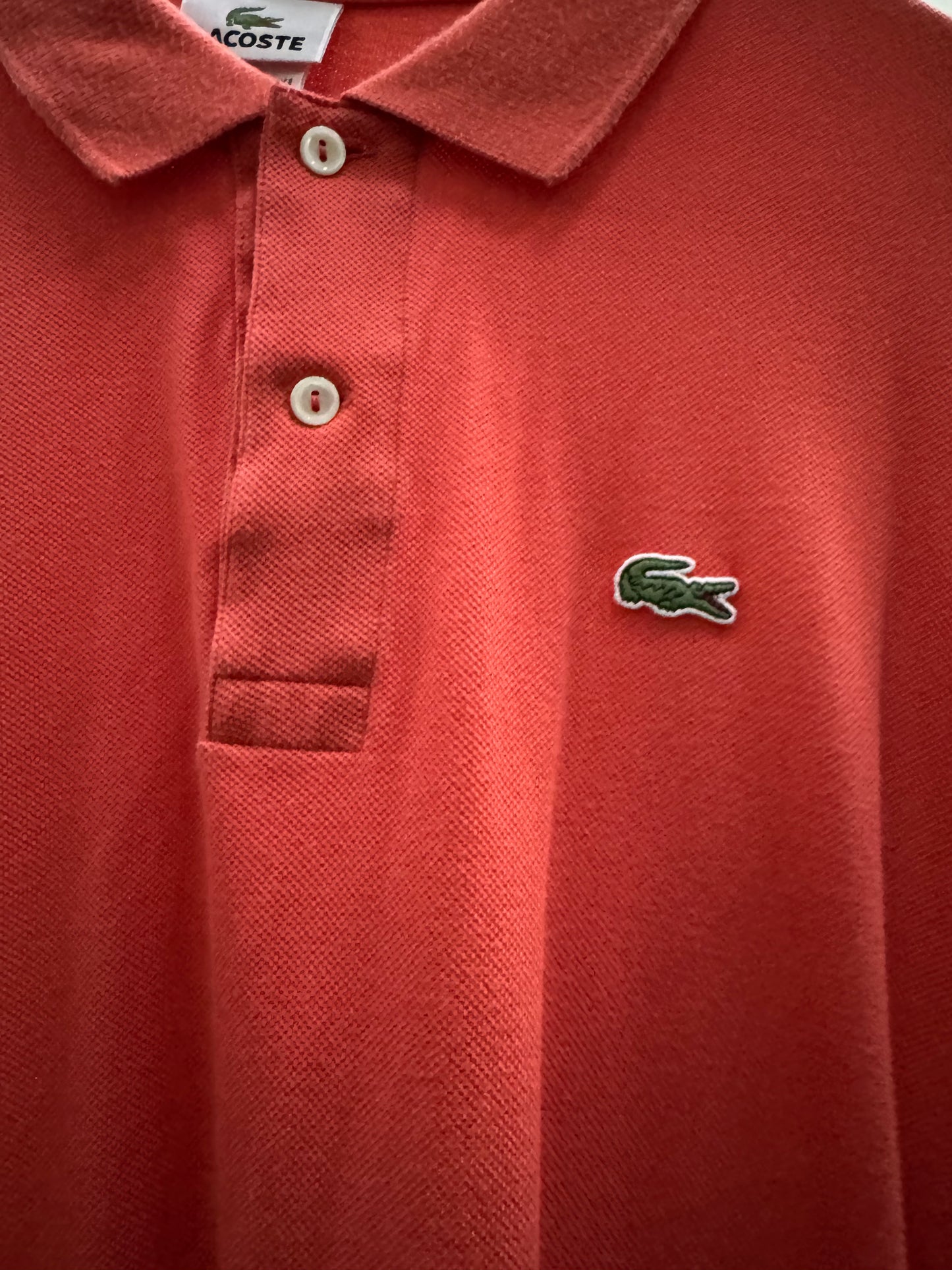 Lacoste Light Orange Shirt