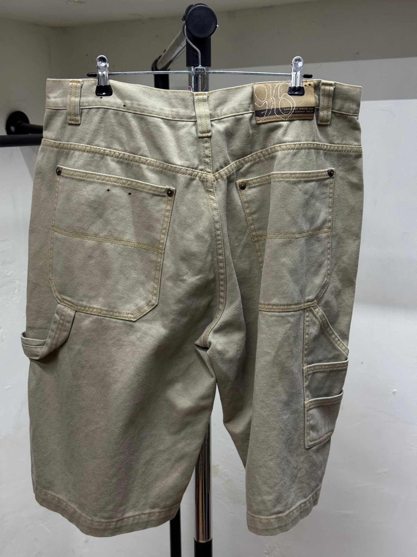 96 Khaki Denim Jorts