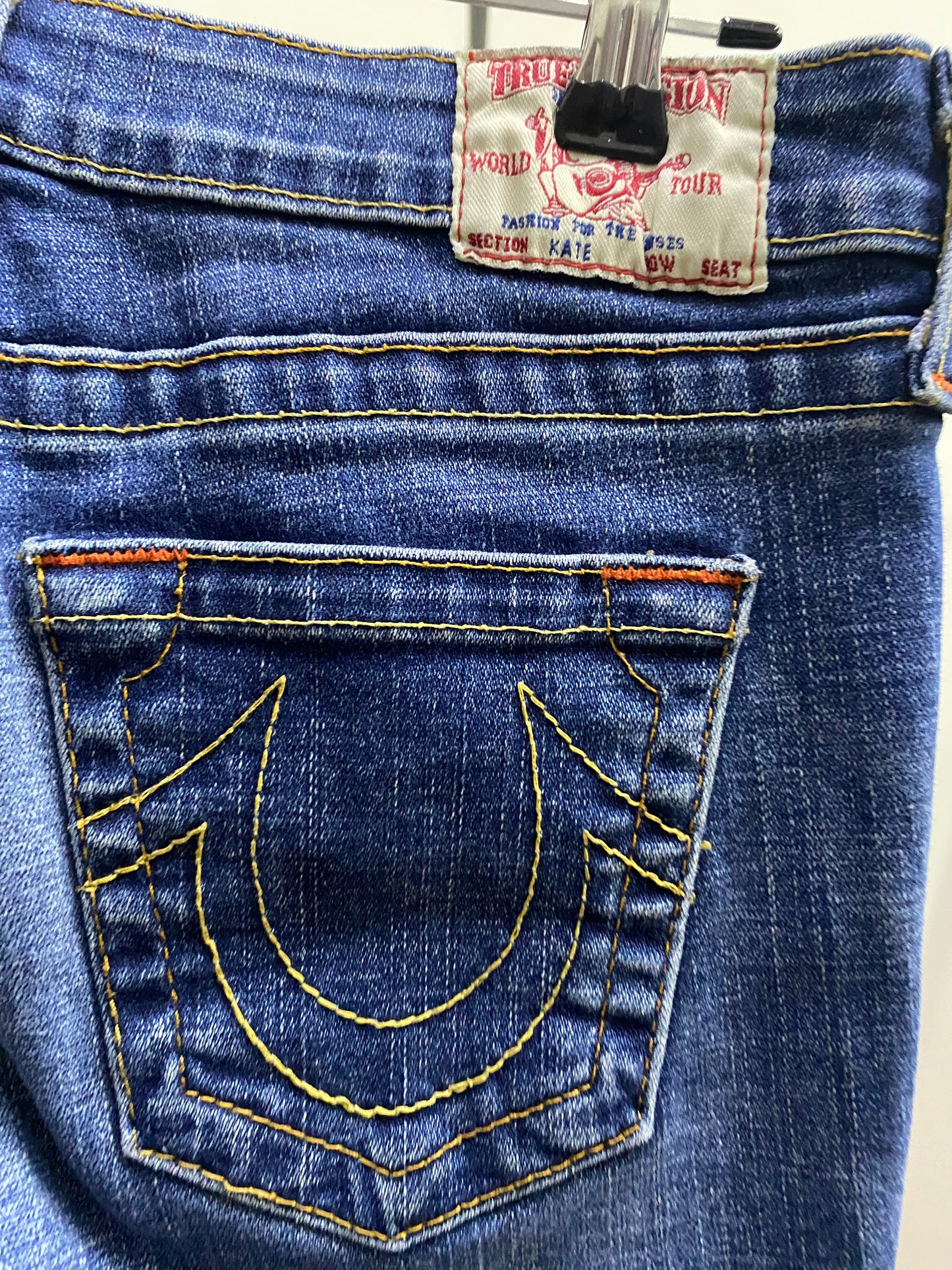 True Religion Blue Denim 3/4 jeans
