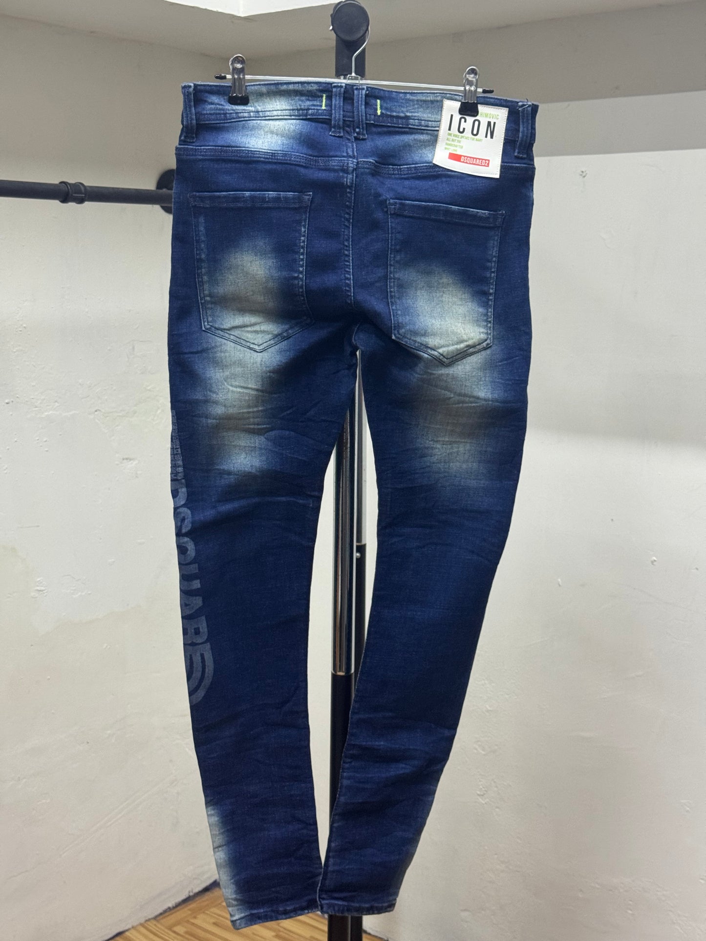 DSQUARED2 Deep Blue Denim Skinny Jeans