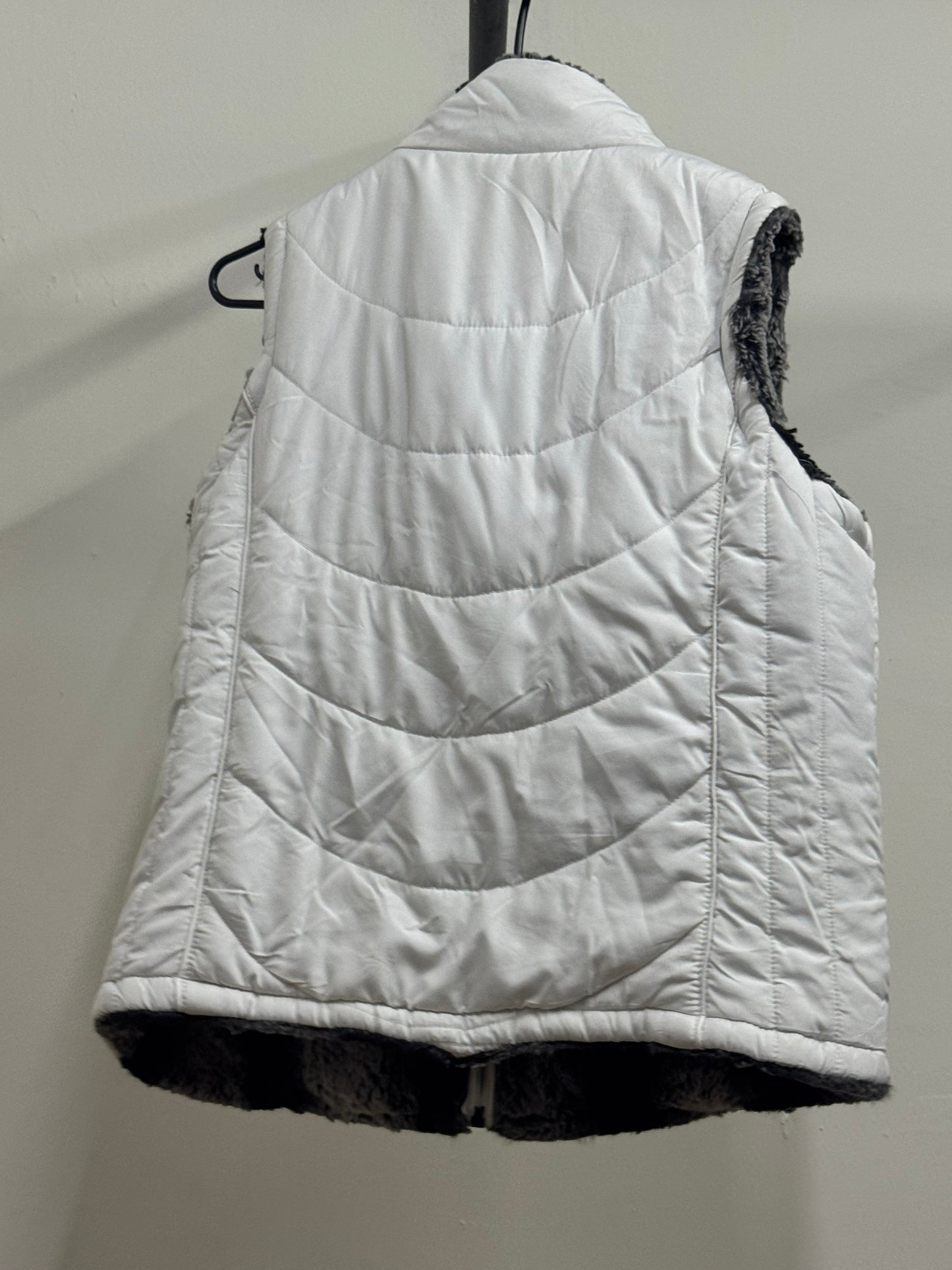 Reversible Faux Fur Black & White Vest