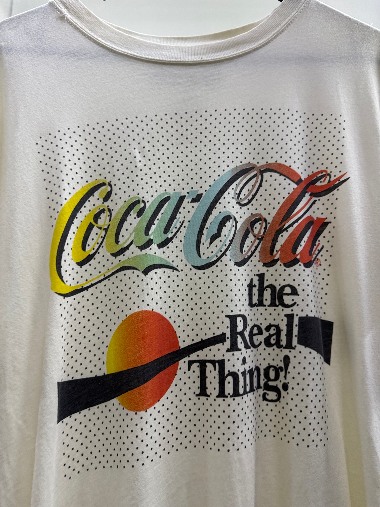 Coca Cola Graphic Beige Tee