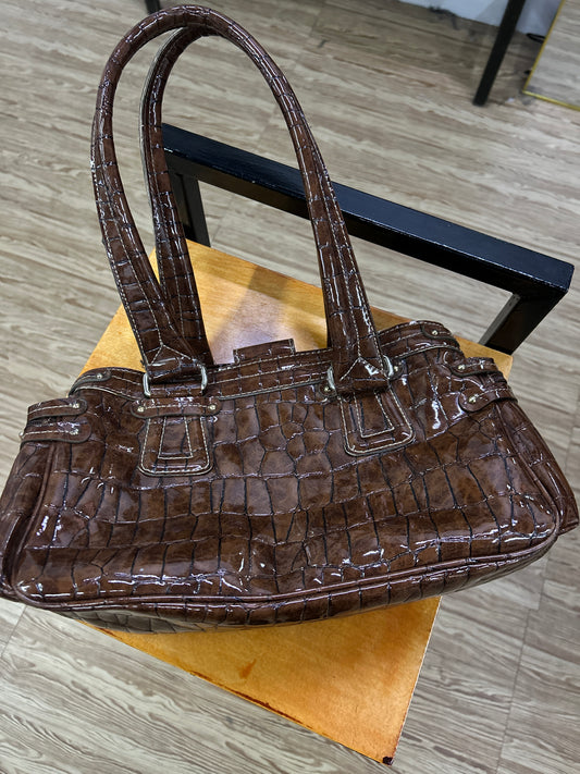 Brown Crocodile Bag