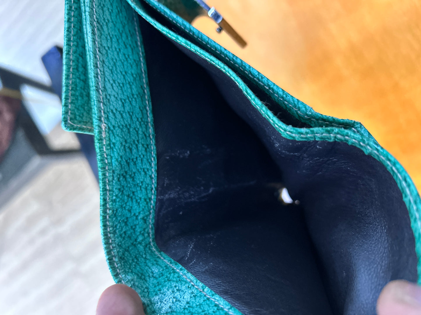 Gucci GG Canvas Emerald Preowned