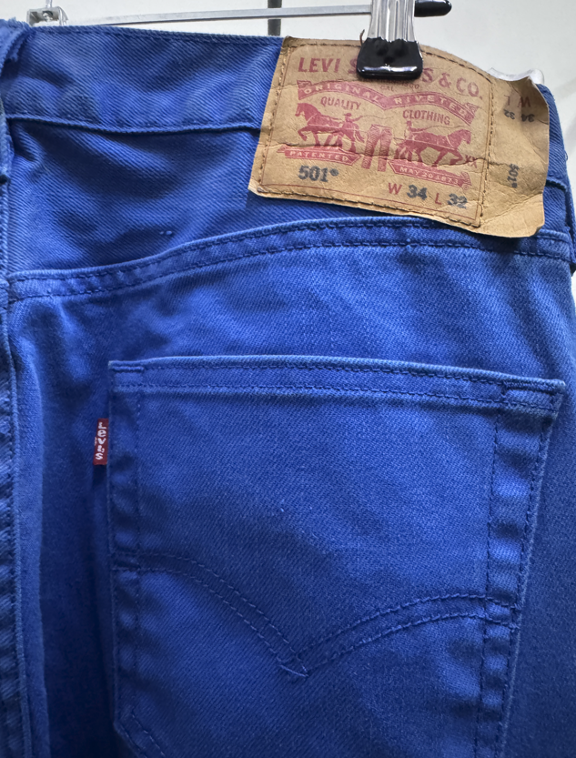Levi's Bright Blue Denim Jeans