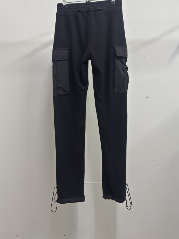 Black Cargo SweatPants