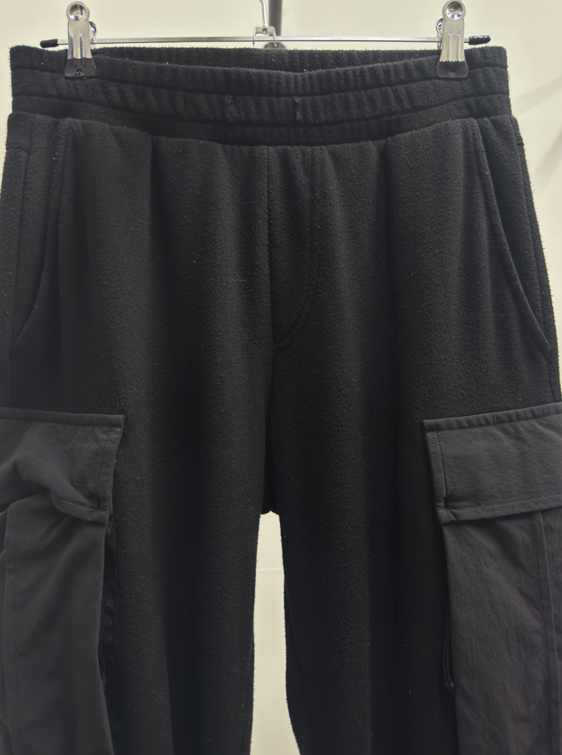 Black Cargo SweatPants