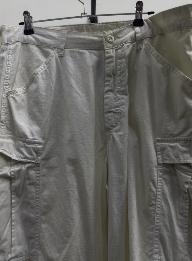 White Cargo Pants