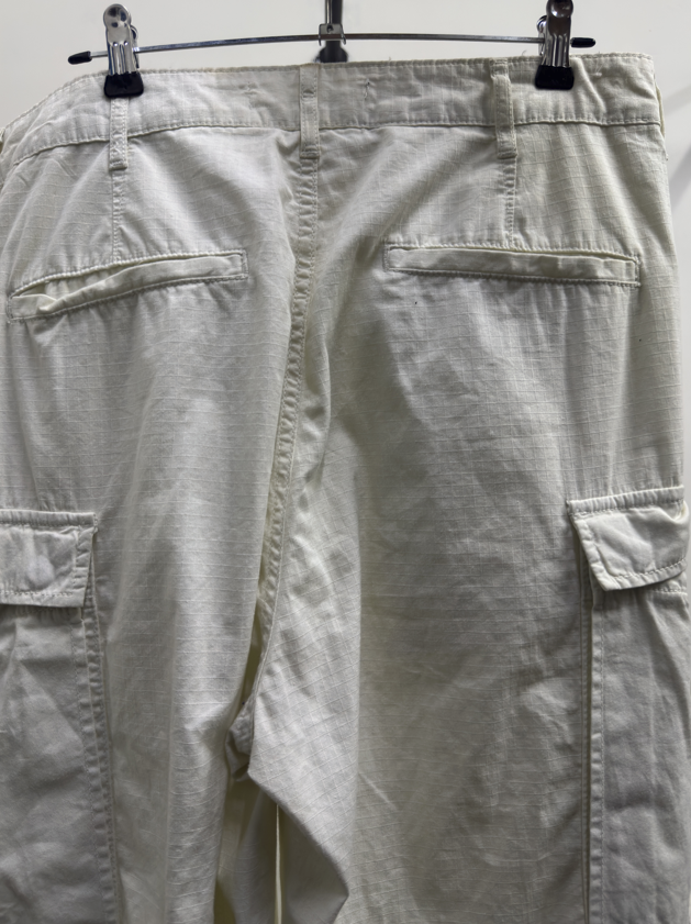 White Cargo Pants