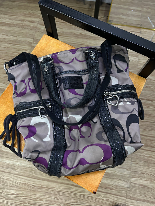 Coach Multicolor Purple Bag