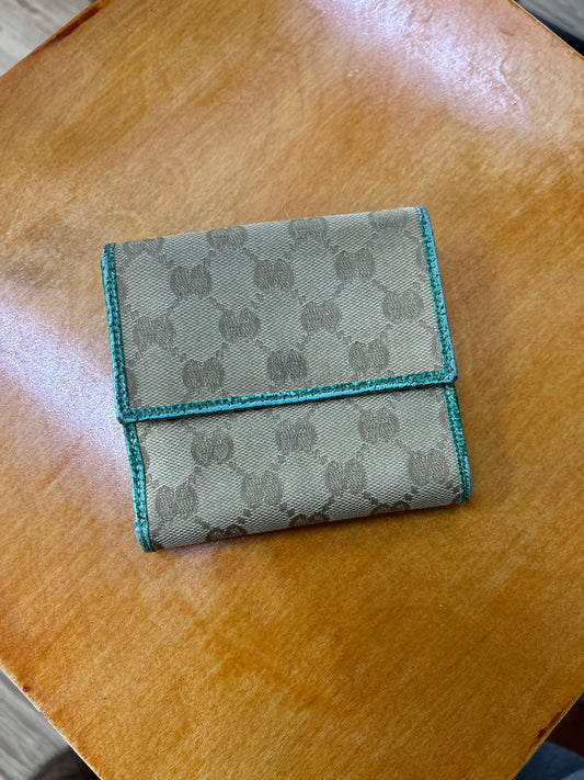 Gucci GG Canvas Emerald Preowned