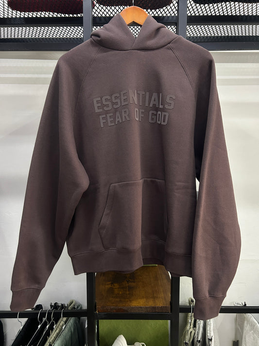 ESSENTIALS FEAR OF GOD PLUM HOODIE