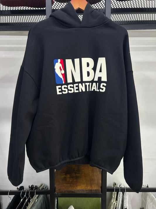 ESSENTIALS FEAR OF GOD NBA RED HOODIE