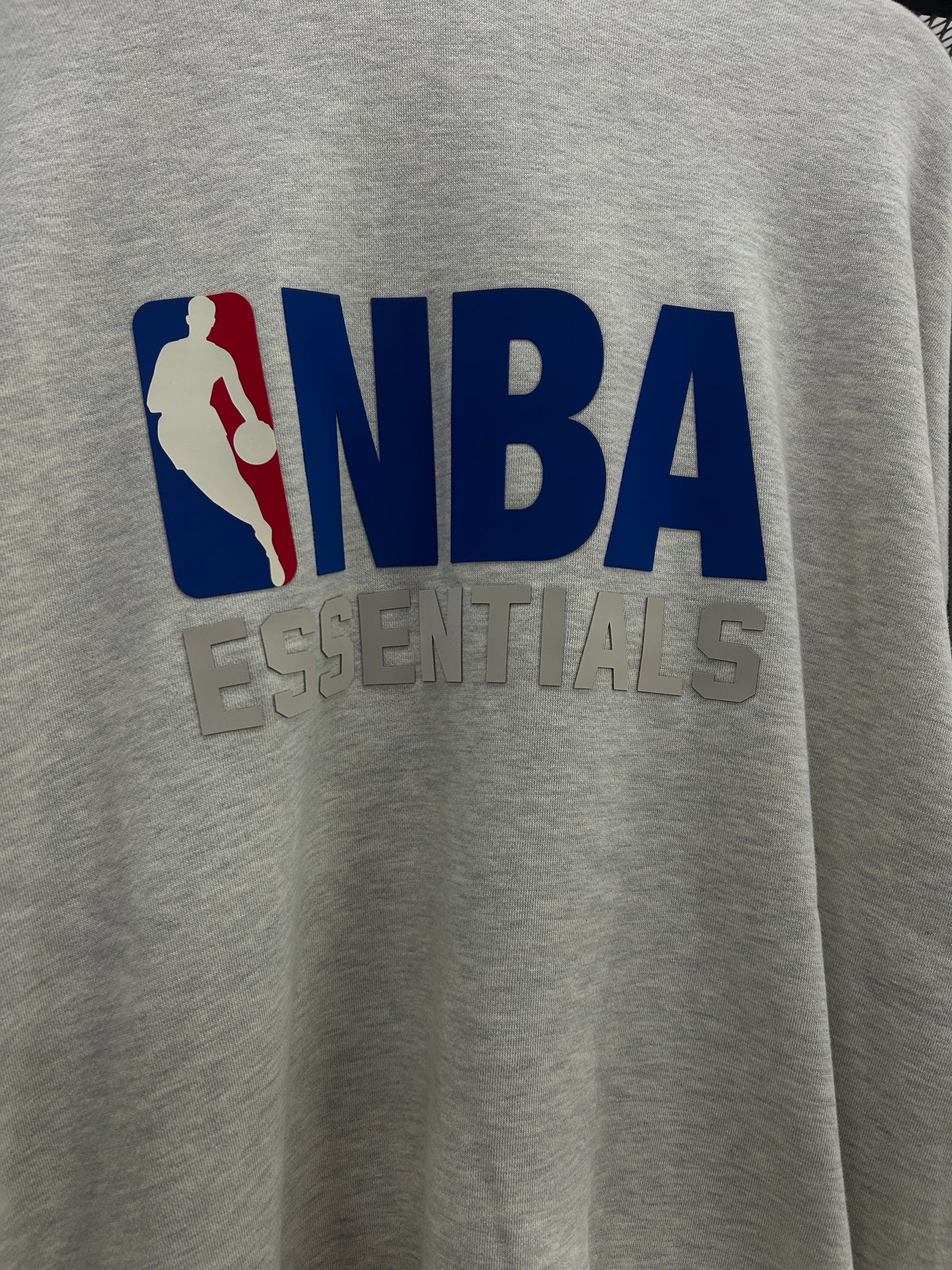 ESSENTIALS FEAR OF GOD NBA GREY HOODIE