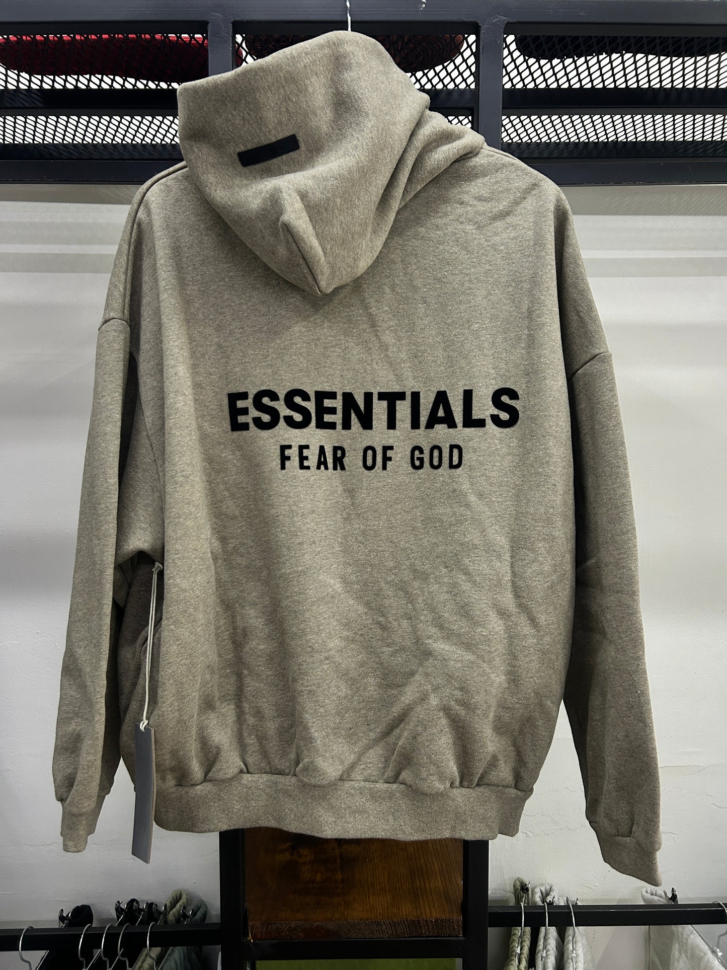 ESSENTIALS FEAR OF GOD HEATHER GREY HOODIE 2024