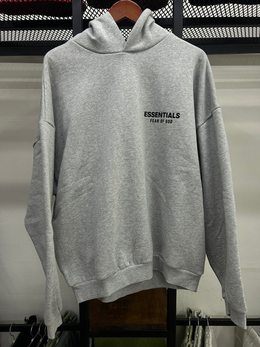 ESSENTIALS FEAR OF GOD LIGHT GREY 2024 HOODIE