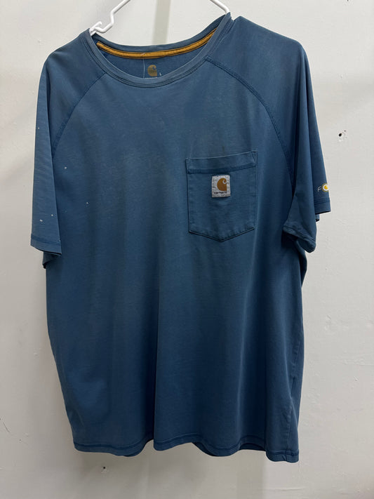 CARHARTT POCKET TEE BLUE