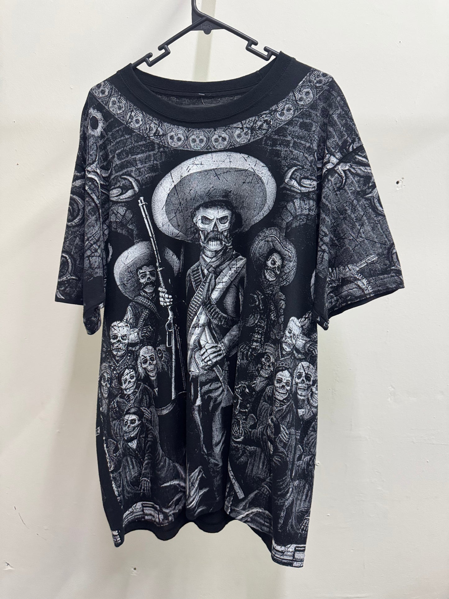 MEXICAN SKULL INDEPENDENCE DAY TEE