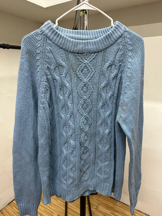 BRADLESS LIGHT BLUE SWEATER