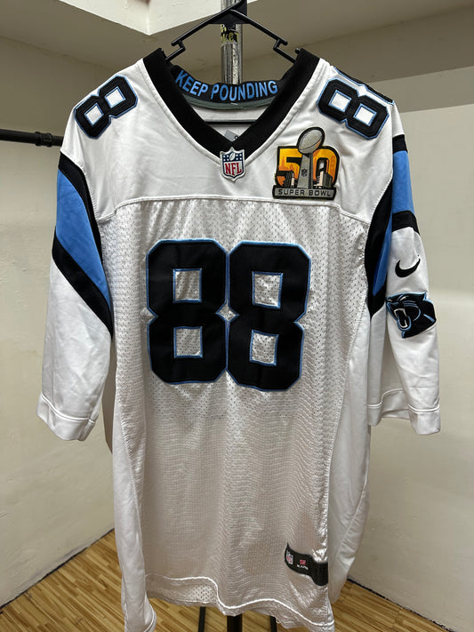 NFL SUPERBOWL 50 CAROLINA PANTHERS 88 OLSEN JERSEY