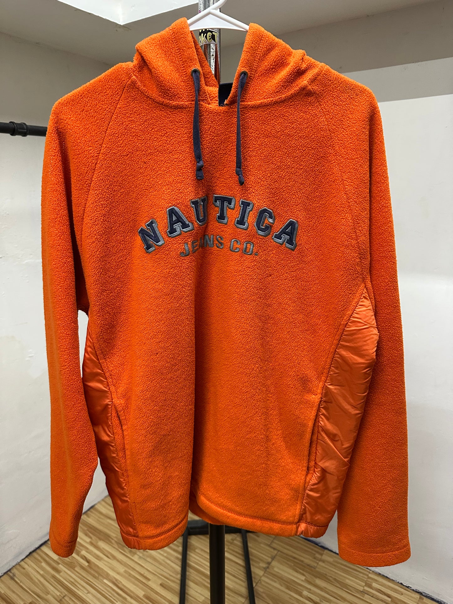 NAUTICA POLAR FLEECE ORANGE HOODIE