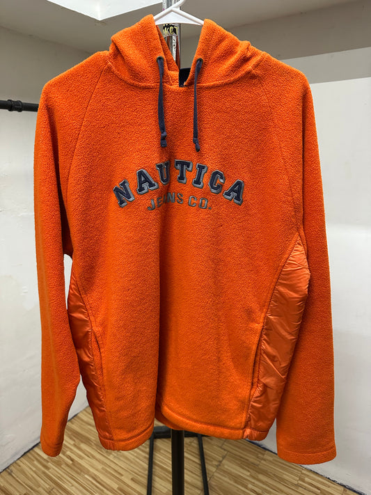 NAUTICA POLAR FLEECE ORANGE HOODIE