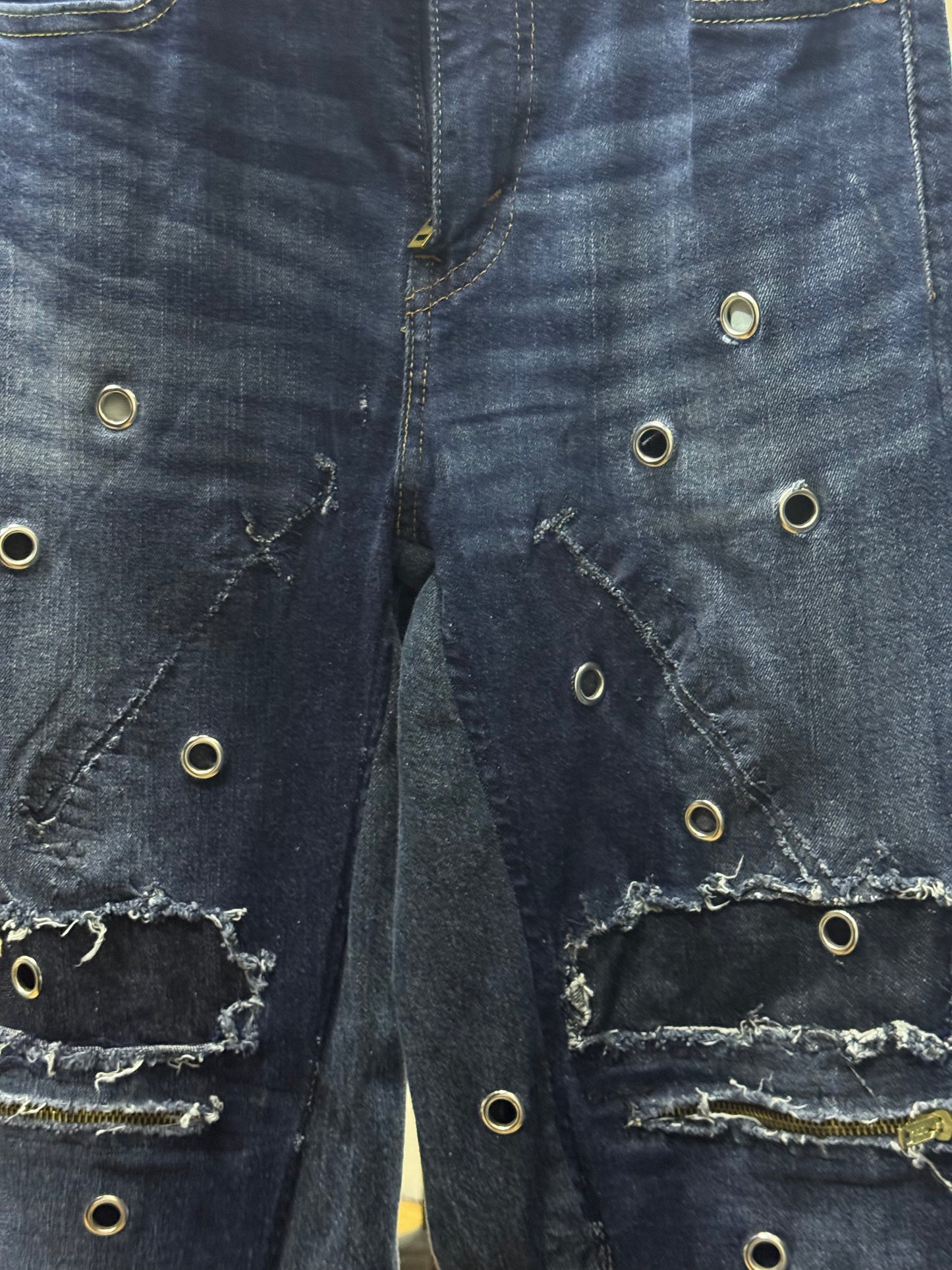 REWORKED DENIM BAGGY JEANS