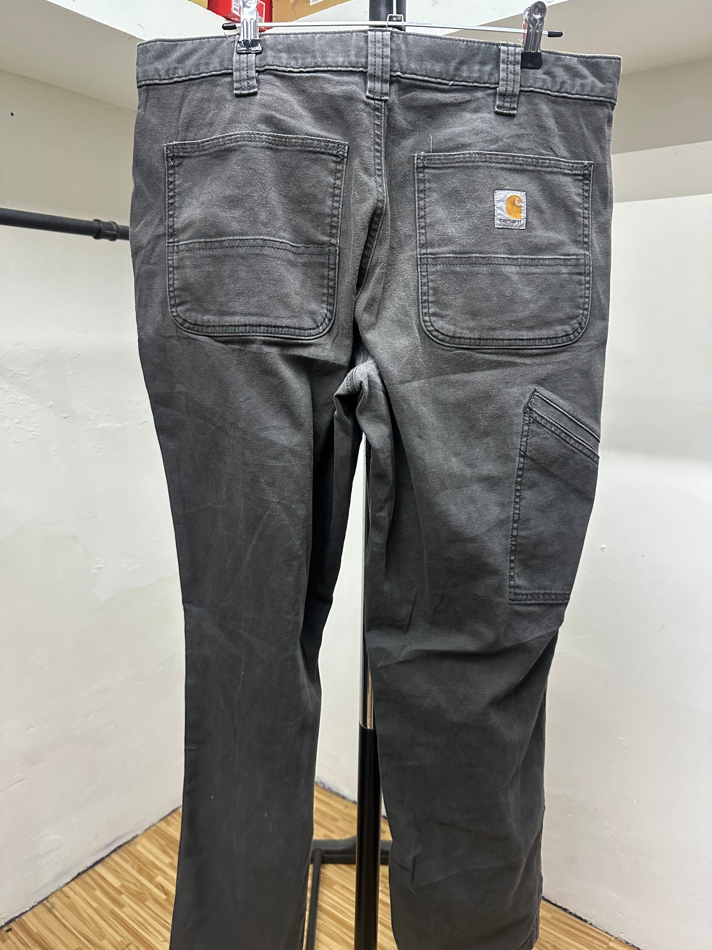 CARHARTT RELAXED FIT DARK GREY PANTS