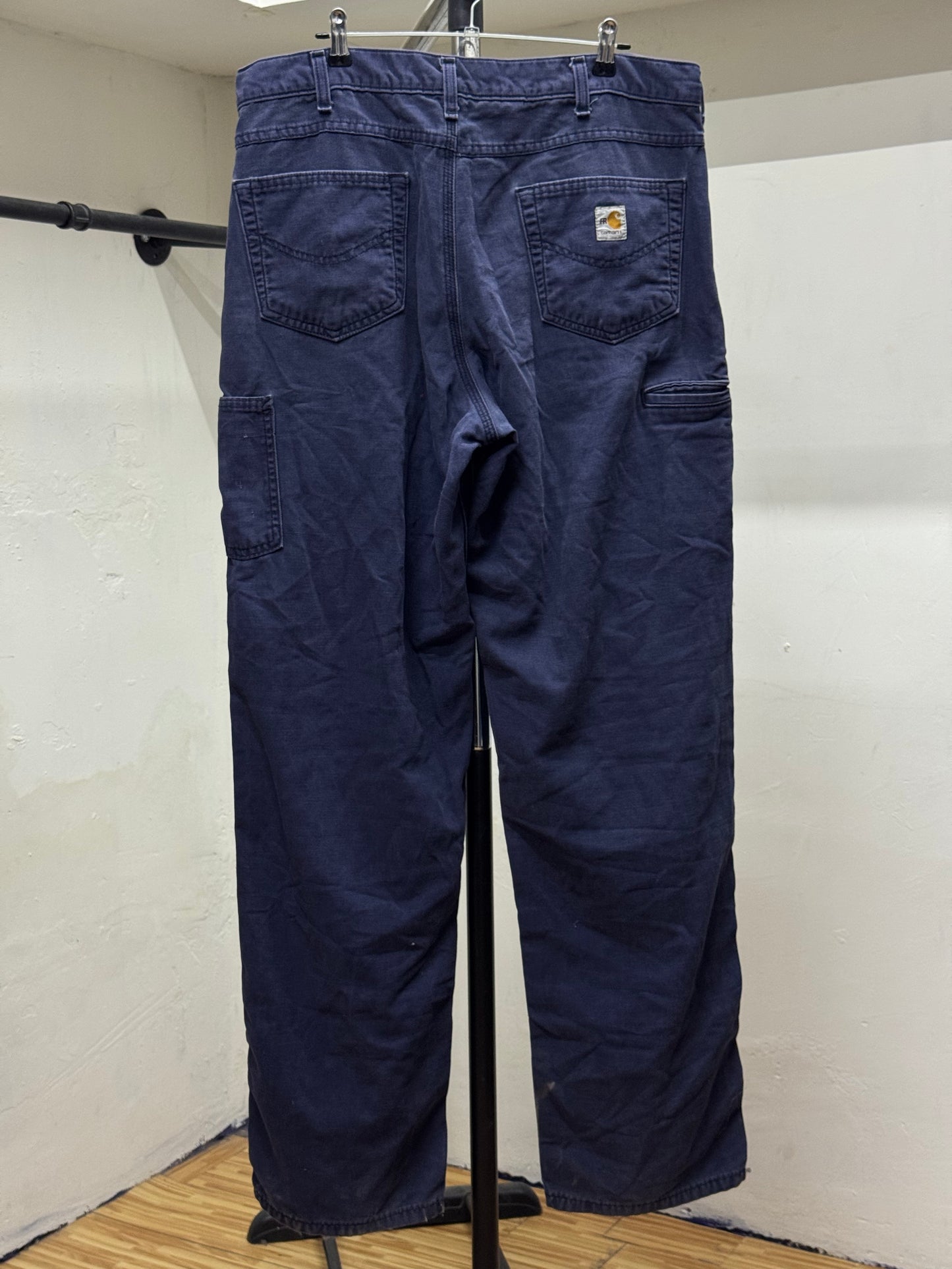 CARHARTT NAVY FIRE RESISTANT PANTS