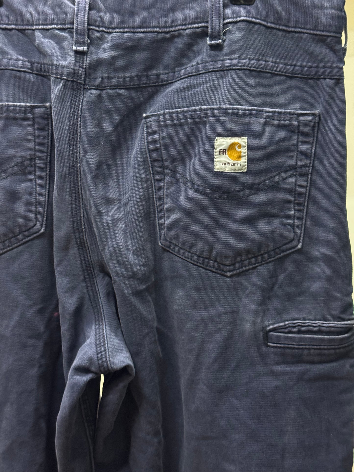 CARHARTT NAVY FIRE RESISTANT PANTS